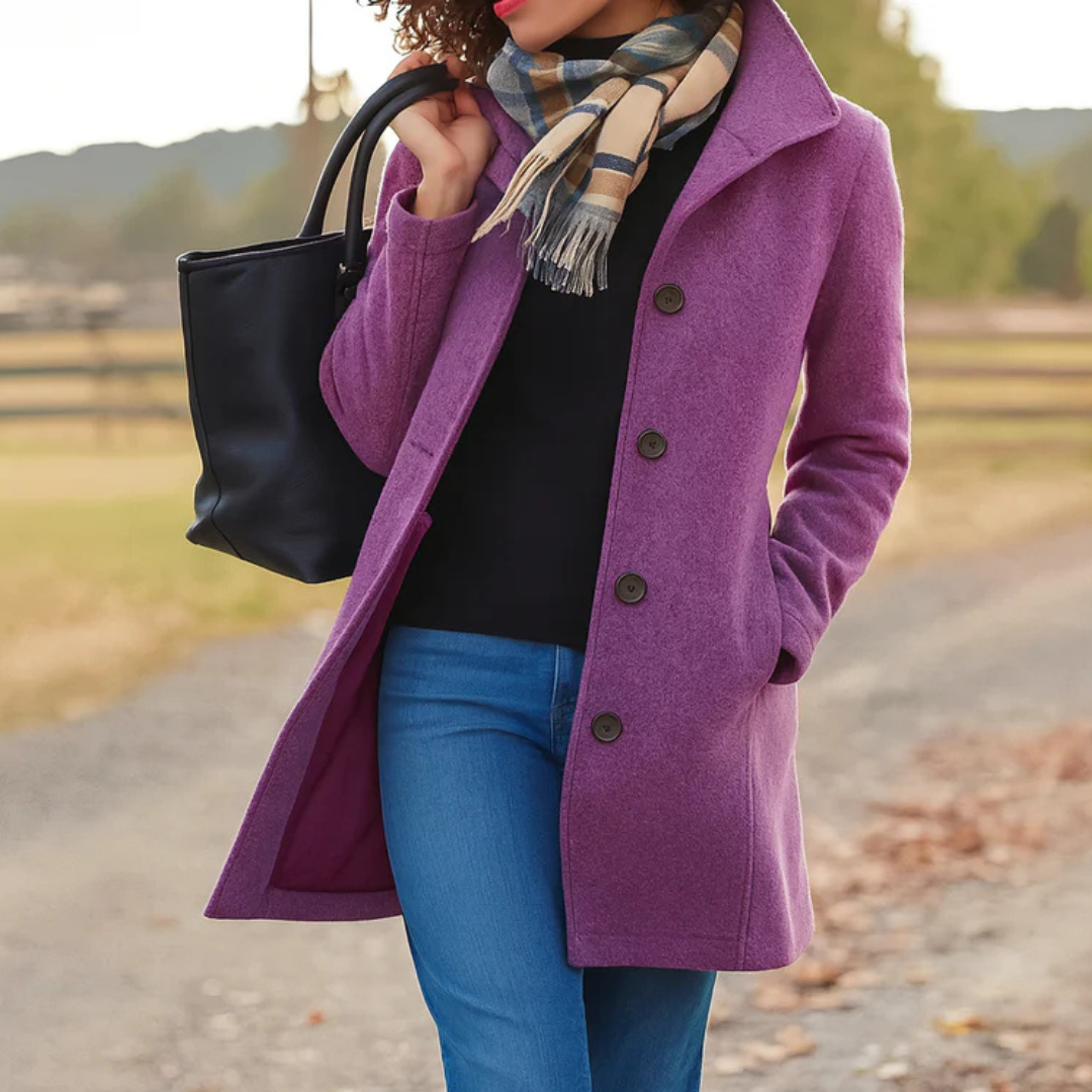 ANNIE | Women's Classic Blazer with Button Front
