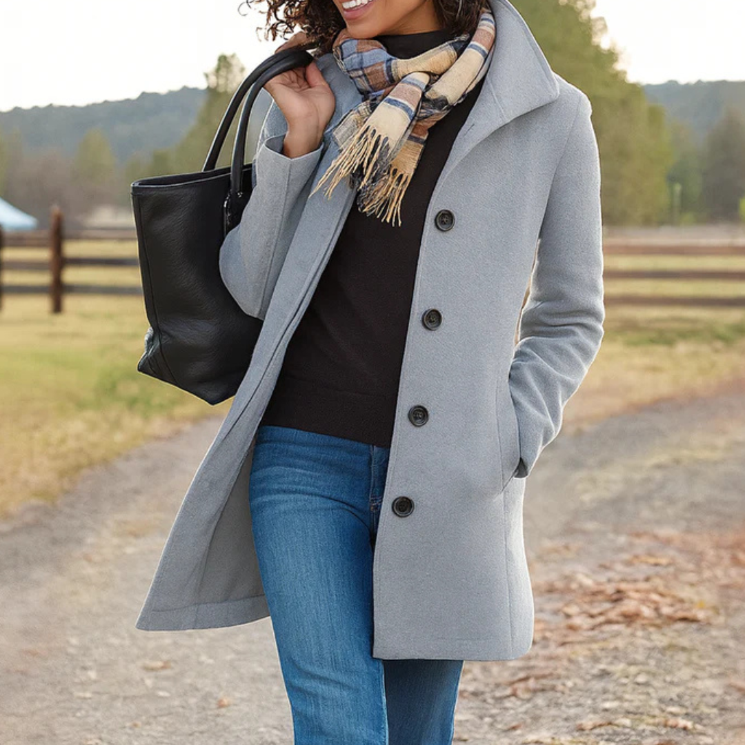 ANNIE | Women's Classic Blazer with Button Front