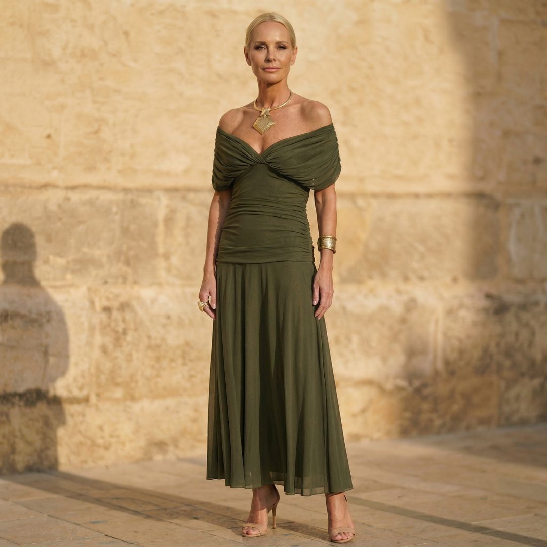 JADE | ELEGANT GREEN DRESS