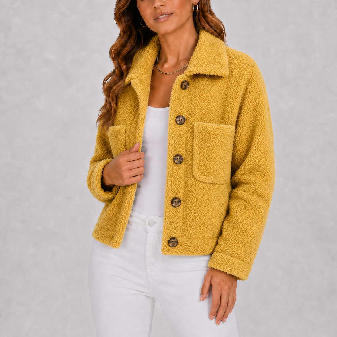 Alice | Casual Knit Blazer Autumn Jacket with Pockets