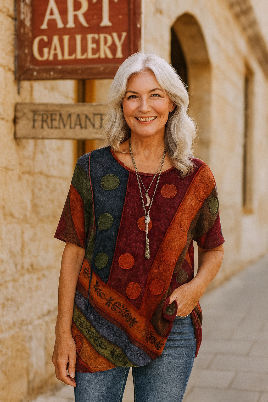 Callia – Artistic Flowing Top