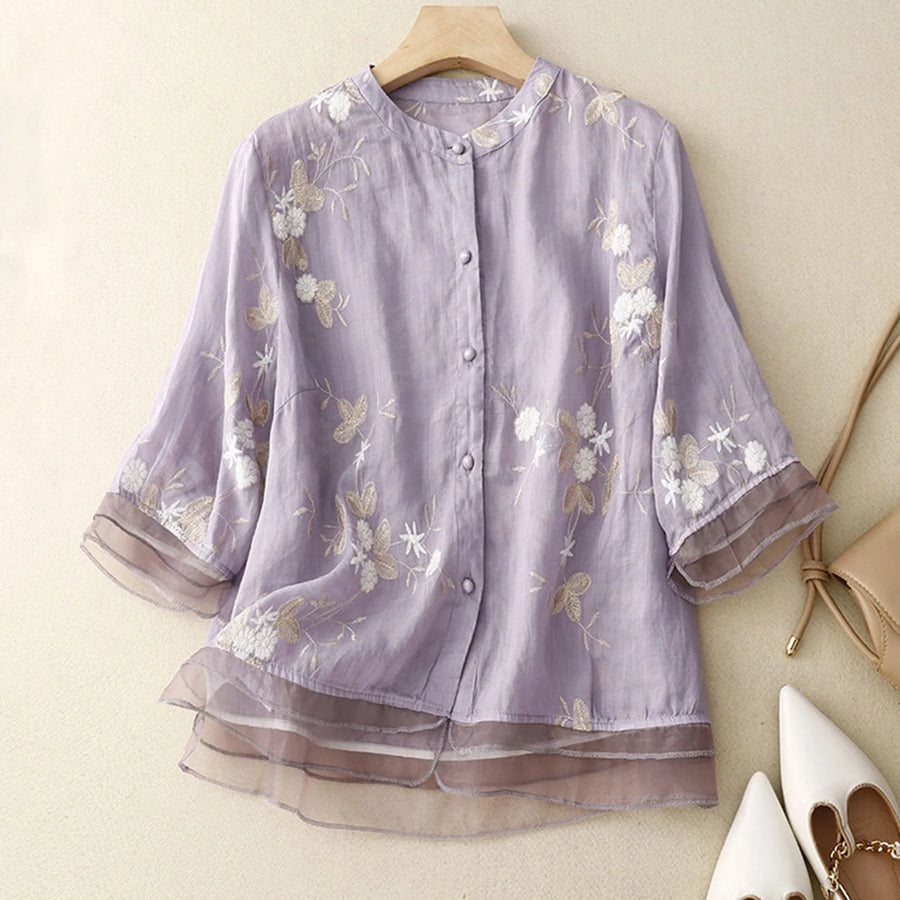 Soleil Linen Blouse