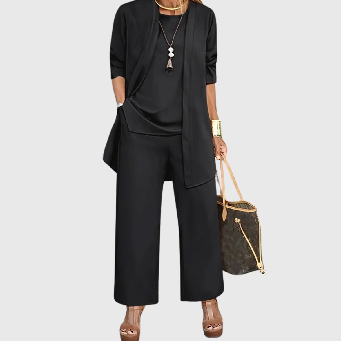 Kaevia™ – 3 Piece Loose Fit Lounge Set