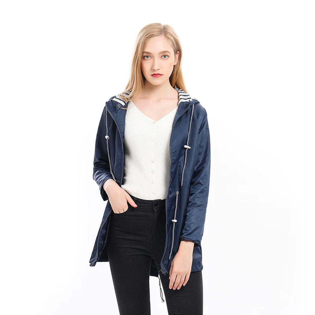 Lorena | Women's hooded jacket with drawstring