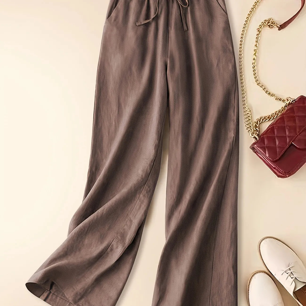 GAIL | EFFORTLESS WIDE-LEG TROUSERS