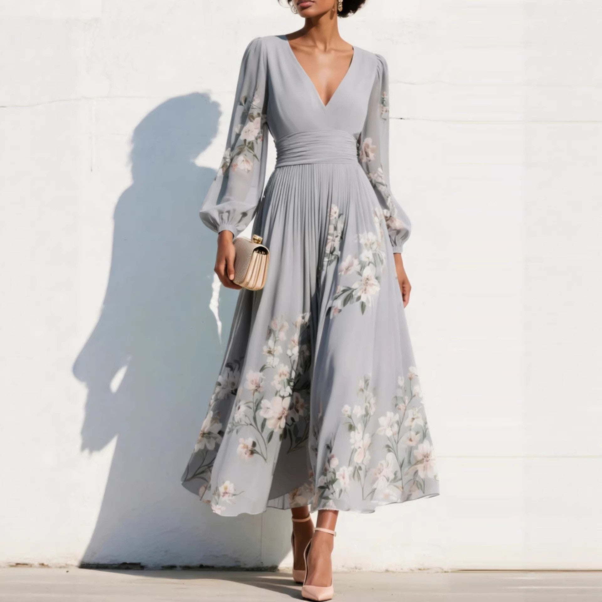 Aurelia Floral Midi Dress