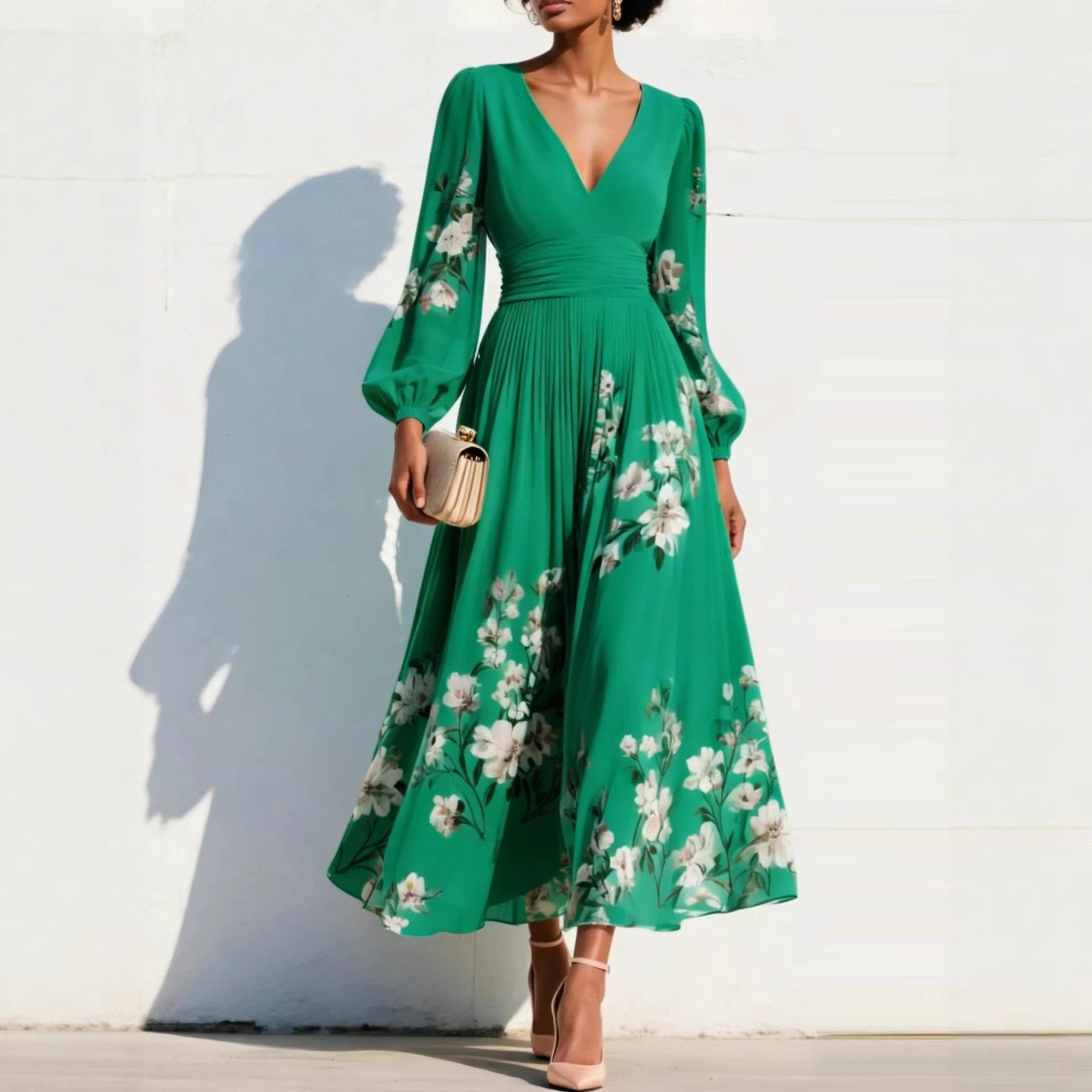 Aurelia Floral Midi Dress