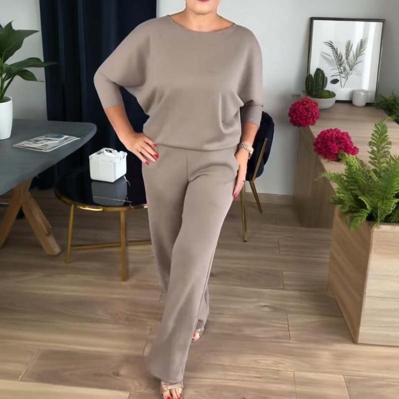 ROSEMARY | ELEGANT THREE-PIECE CARDIGAN, TOP & WIDE-LEG TROUSER SET