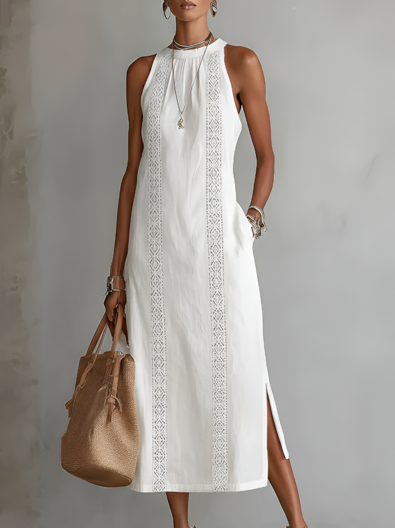 Maïa Linen Midi Dress